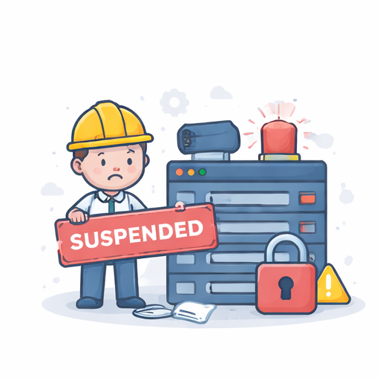 Suspended account